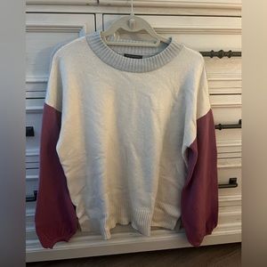 Staccato color block sweater size medium